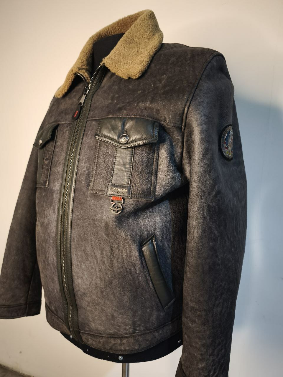 Брутальная дубленка